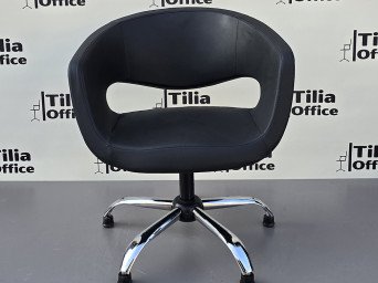 Flora Kesim Tarama Çalışma Bekleme Koltuğu Krom Yonca Sabit Ayak